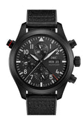 IWC chronograph black dial watch IW371617