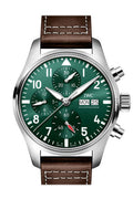 IWC pilot chronograph green dial watch IW388103