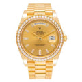 Rolex day-date 40 ref228348 diamond dial & bezel