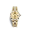 Rolex datejust 31, 18kt yellow gold, ref#278288RBR-0005