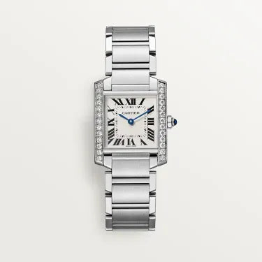 Cartier tank francaise watch medium model