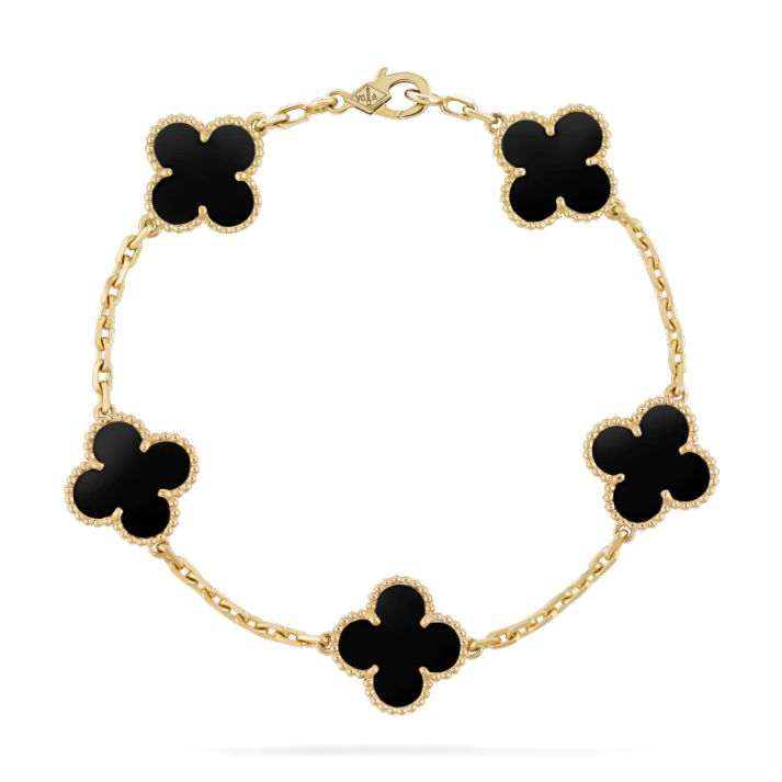 Van Cleef & Arpels vintage alhambra bracelet 5 motifs