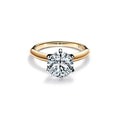 Tiffany the setting engagement ring in 18k yellow gold