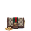Gucci Ophidia Chain Phone Case GG Coated Canvas