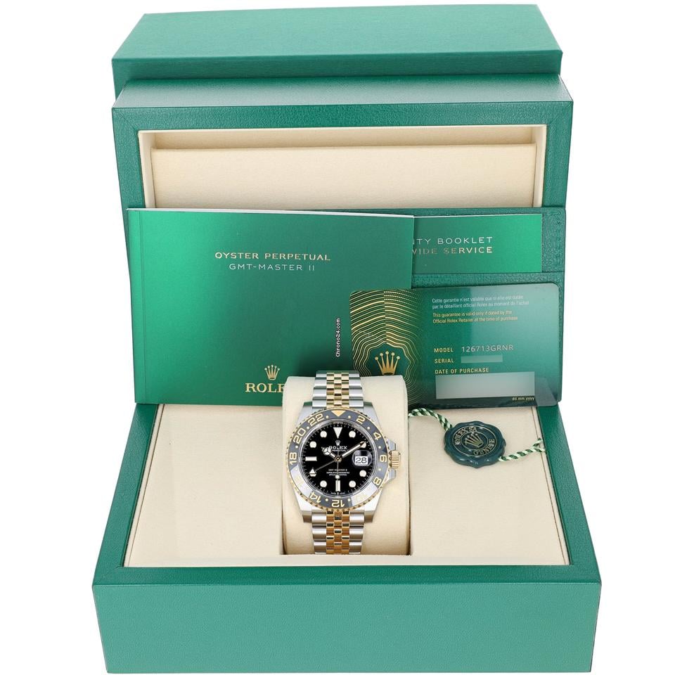 Rolex GMT-Master II NEW 2026 126713GRNR Jubilee Yellow Gold Steel 40 mm