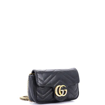 Gucci GG Marmont Flap Bag Matelasse Leather Super Mini