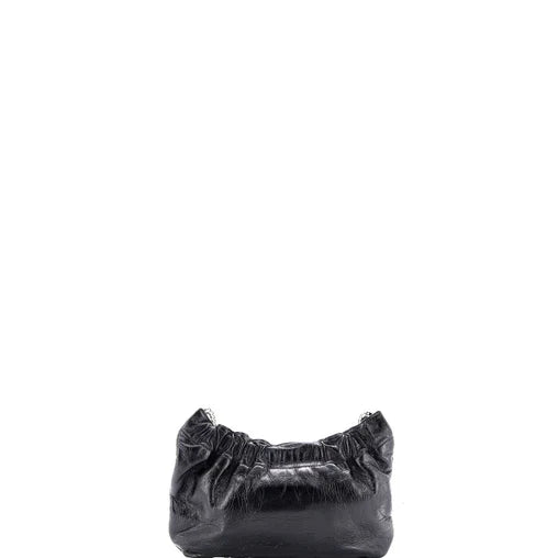 Saint Laurent Pac Pac Ruched Hobo Leather