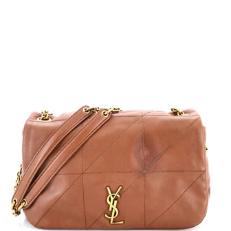 Saint Laurent Gaby Envelope Satchel Quilted Leather