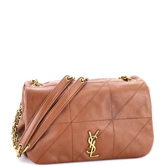 Saint Laurent Gaby Envelope Satchel Quilted Leather