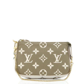 Louis Vuitton Pochette Accessoires Spring in the City Monogram Empreinte Leather Mini