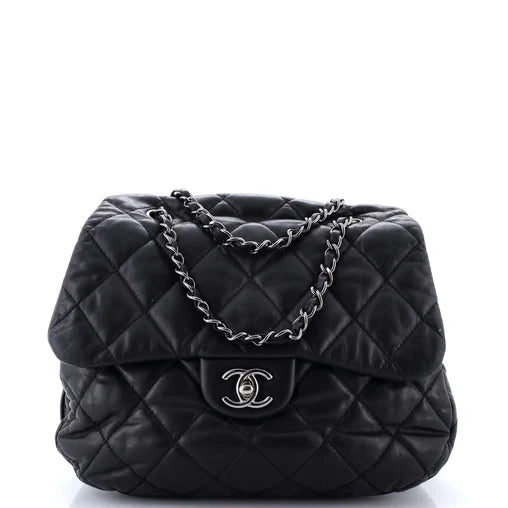 Chanel 3 Accordion Bag Quilted Lambskin Small