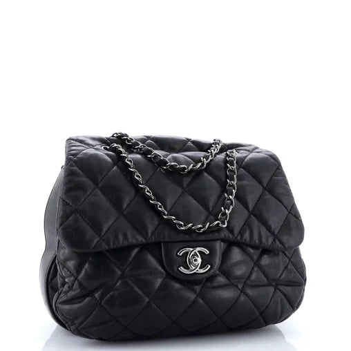 Chanel 3 Accordion Bag Quilted Lambskin Small