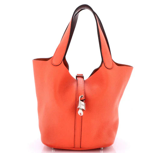 Hermes Eclat Picotin Lock Bag Clemence MM