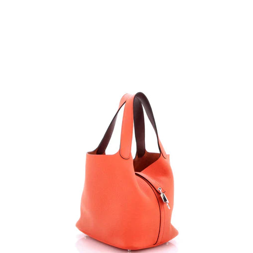 Hermes Eclat Picotin Lock Bag Clemence MM