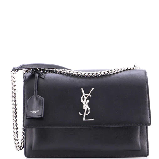 Saint Laurent Sunset Crossbody Bag Leather Large