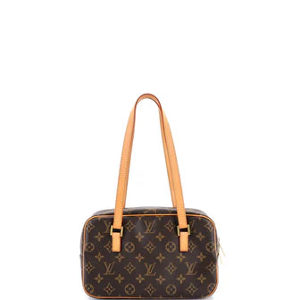 Louis Vuitton Cite Handbag Monogram Canvas MM