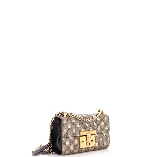 Gucci Padlock Shoulder Bag Printed GG Coated Canvas