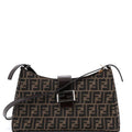 Fendi Vintage Shoulder Bag Zucca Canvas Medium