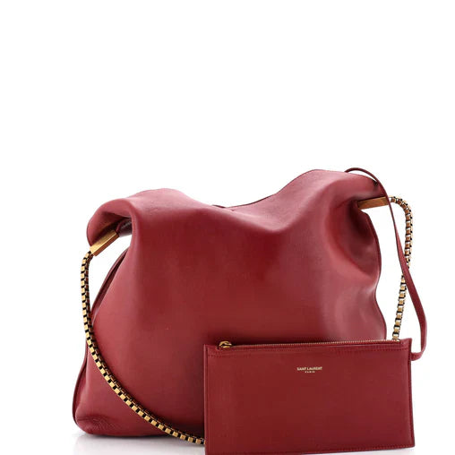 Saint Laurent Suzanne Hobo Leather Medium