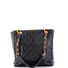 Chanel Petite Shopping Tote Quilted Caviar