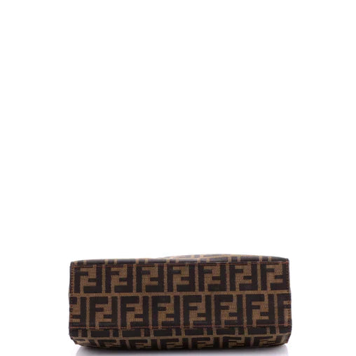 Fendi Vintage Shoulder Bag Zucca Canvas Medium