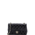 Chanel Classic Single Flap Bag Quilted Lambskin Mini