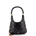 Saint Laurent Sade Hobo Bag Quilted Leather