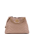 Gucci GG Marmont Chain Tote Matelasse Leather Medium