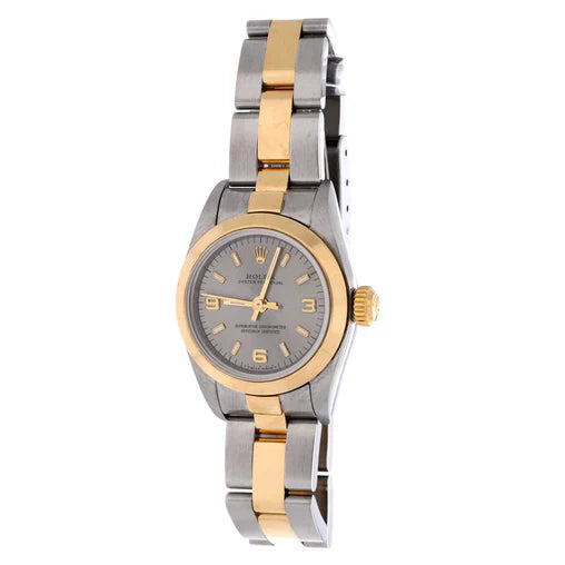 Rolex Oyster Perpetual Automatic Watch Stainless Steel and Yellow Gold 24