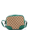 Gucci Bree Disco Crossbody Bag GG Canvas with Leather Mini