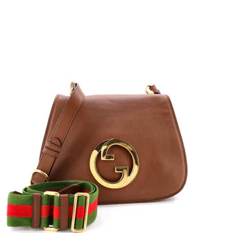 Gucci Blondie NM Flap Shoulder Bag Leather Medium