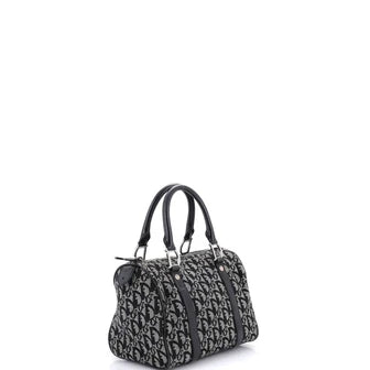 1 Christian Dior Vintage Trotter Boston Bag Diorissimo Canvas Small
