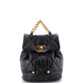 Chanel 19 Flap Backpack Quilted Lambskin