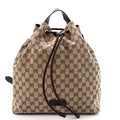 Gucci Drawstring Backpack GG Canvas Medium