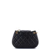 Chanel Giant CC Chain Compartment Messenger Bag Quilted Lambskin Small