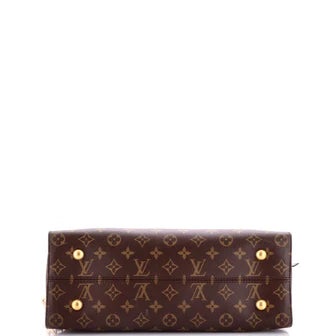 Louis Vuitton Tuileries Handbag Monogram Canvas with Leather