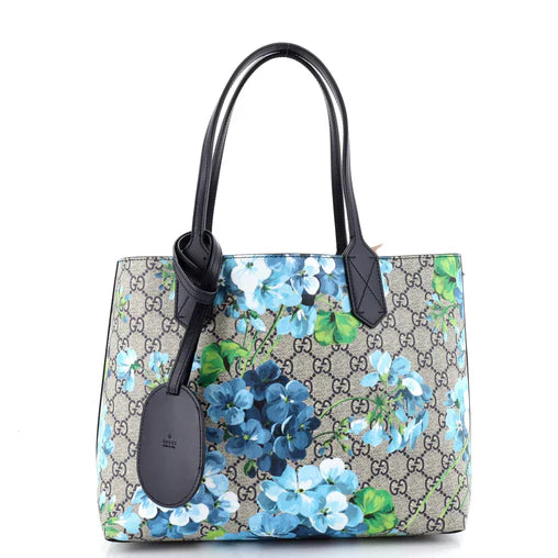Gucci Reversible Tote Blooms GG Print Leather Small