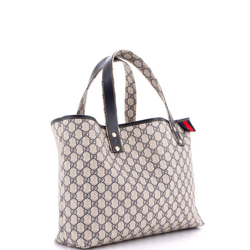 Gucci Web Loop Tote GG Coated Canvas Medium