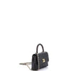Chanel Coco Top Handle Bag Quilted Caviar with Lizard Embossed Handle Extra Mini