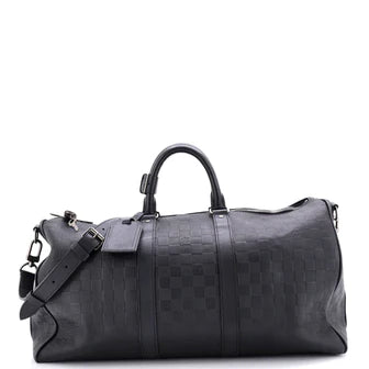 Louis Vuitton Keepall Bandouliere Bag Damier Infini Leather 45