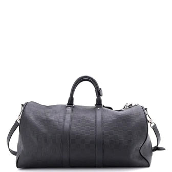 Louis Vuitton Keepall Bandouliere Bag Damier Infini Leather 45