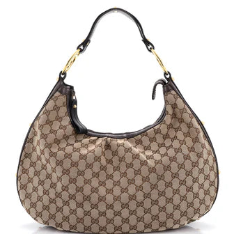 Gucci Twins Hobo GG Canvas Medium