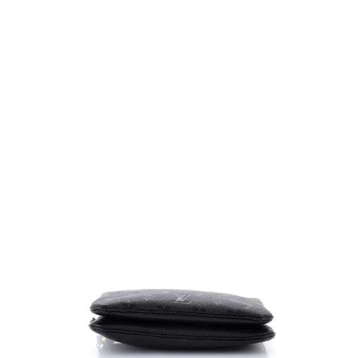Louis Vuitton Double Zip Pochette Monogram Empreinte Leather