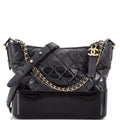 Chanel Gabrielle Hobo Quilted Goatskin and Patent Medium