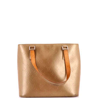 Louis Vuitton Mat Stockton Handbag Monogram Vernis