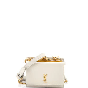 Saint Laurent Rider Chain Belt Bag Leather