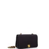 Chanel Vintage Full Flap Bag Quilted Jersey Mini