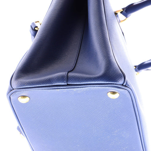 Prada Double Zip Lux Tote Saffiano Leather Medium