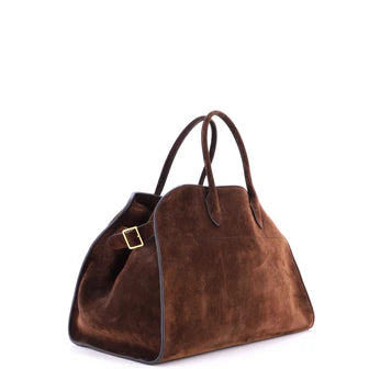 The Row Margaux Tote Suede 15