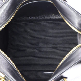 Prada Convertible Zip Around Satchel City Calfskin Medium